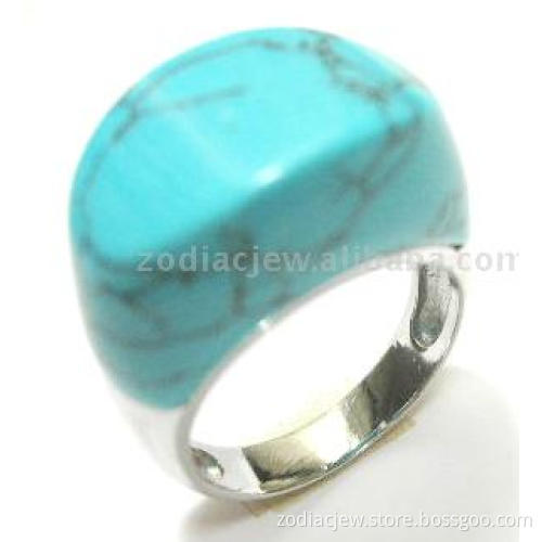 925sterling silver ring with turquoise setting